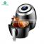 2022 New Arrival Professional Oil Free Air Fryer Black Electric Deep