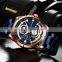 CURREN 8360 Специально изготовленное мужское японское кварцевое стальное wristwatch из нержавеющей стали от дизайнера