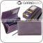 elegant purple color soft calf leather lady wallet clutch wallet checkbook wallet