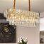 Hotels Antique Beautiful Big Brass Gold Crystal Art Deco Classic Ceiling Chandelier Glass Lamp