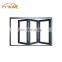 hot sale aluminium triple pane collapsible windows at the american