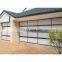 low price aluminum frame full view glass garage door made in China