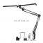24W Architect LED Desk Lamp with Dual Heads Folding Aluminum Adjustable Desk Light  With Clamp For Reading Working