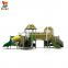Musical Theme Outdoor Amusement Park Play Set Kids Rides Children Games Plastic Slide Playground Equipment with Climbers