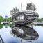 Stainless steel deer manufacturer, non-embroidered steel deer garden landscape sculpture decoration, park square sculpture