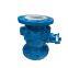 MKX Q41F46 cast steel lined PTFE flange ball valve, soft seal/corrosion-resistant/acid and alkali resistant/high temperature resistant, factory supply