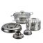 16cm stainless steel alcohol stove with pot alcohol furnace camping stove