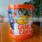 Custom printed and made clear PET water proof color pencil packaging plastic round bucket                        
                                                Quality Choice