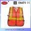 Manufacturer Supply Newest Style Orange Ssafety Vest