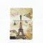 Eiffel Tower pattern for ipad 6 tablet leather case