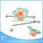 stainless steel wholesale piercing cheap flower unique industrial barbell jewelry