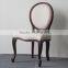 louis round back wooden ghost chair