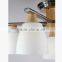 comtempary wooden glass ceiling light home ceiling lamp