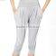 Bright Color European Style Simple Design Women Short Haren Pants