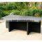 Outdoor poly wood dining table and chair set leisure furniture set