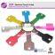 [Somostel] Waterproof metal key u disk customized logo printed flash disk on key personalized gift pendrive 8gb