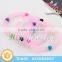 2015 New Best Selling Multi Color Bead Bracelet Custom Silicone for Kids Made in Yiwu Market