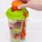 2016 Hot products White transparent salad cup