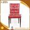 Plastic Wood Design Dining Table and Chair Leather Dining Chair