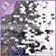 2014 latest design embroidery beaded and sequins lace fabric with 6mm round sequin