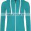 Manufacturer big size sports long sleeve polyester cotton women zipper sweater hoddies