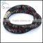double row mesh magnetic bracelet Stardust citrine net double wraps bracelet