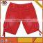 Fashion Red Men Shorts Cargo Jeans Half Pants with Six Pockets