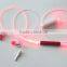 2015 Newest arrival shiny lighting LED earphone with microphone
