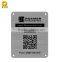 Different qr code debossed engraved plate labels with different id number                        
                                                Quality Choice