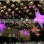 battery operated wedding party night club bar decoration glowing hanging light up led lighted inflatable star with 16 angles