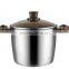 High Quality Stainless Steel Cooking Pot with Induction Bottom