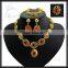 fashion jewelry set for women with colorful gemstone