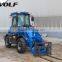 For Austria mini wheel loader with fork zl12 mini tractor for farm and garden