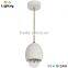 Concrete ceiling light fixture for bedroom pendant lamps with copper braided wire