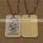 Wholesale bulk cheap personalized dog tags with chain                        
                                                                                Supplier's Choice