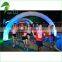 factory sale inflatable oxford cloth led light arch entrance with air blower