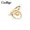 Fashion Jewelry Zinc Alloy Snake Rhinestone Ring Unisex Men Ladies Party Show Gift Dresses Apparel Promotion Accessories