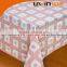 elegant printed embossed pattern vinyl lace tablecloth stain resistant