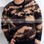 2015 latest design wholesale camourflage sweater for mens