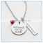 God Gave Me You Disc stainless steel Necklace {Pewter}