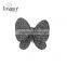 Engagement jewelry orange and black alloy butterfly with rhinestone jewelry for lady