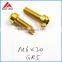 M6 titanium bolts screws for motorcycle