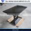 Custom make!!!fashion man made stone logo dining table designs with chairs