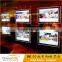 LED Estate Agent Window Display LED Light Pictures Magnetic Acrylic Light Box With New Hanging Kit