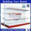 MDF and metal supermarket shelves gondola boat