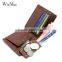 Male Business Genuine Leather Coin Purse 3D Crocodile Wallet for Men