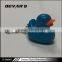 New arrival plastic cute yellow duck shaped keychain with lighter