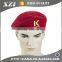 High quality 100% royal wool european mens male army beret