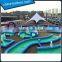 60ft inflatable golf field / crazy inflatable golf challenge game for kids and adult