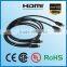V1.4 HDMI 20cm 19P Male to HDMI 19P Cable Male from china.